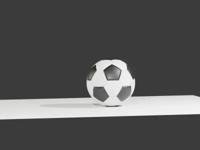 Soccer Ball 3D model 34