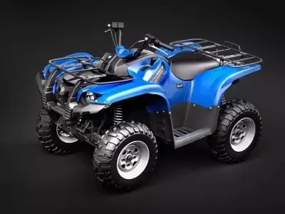 Yamaha Grizzly 700FI 2009 3D model
