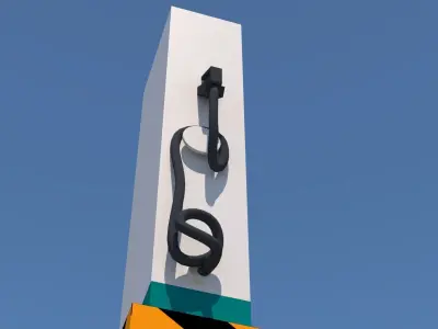 Charging station - Charging pile -EV- Car charger 3D model