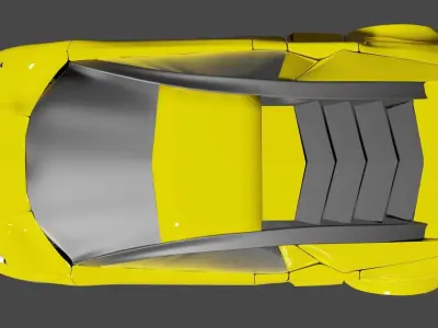 Dream car Concept 3D model