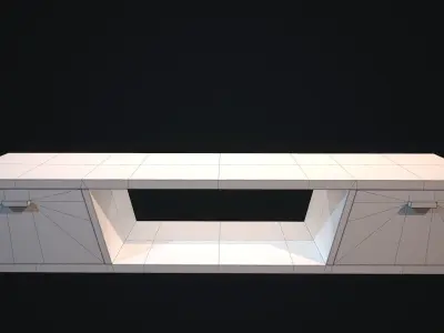 Table 2 PBR Low-poly 3D model