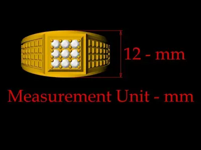 Unique Ring - 0030 3D print model