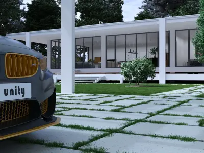 Minimalist House 3D model