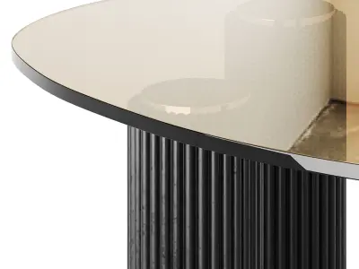 Modern Black Coffee Table 3D model