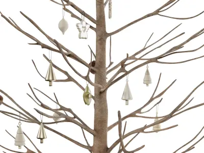 Winter Whisper Tree 3D model