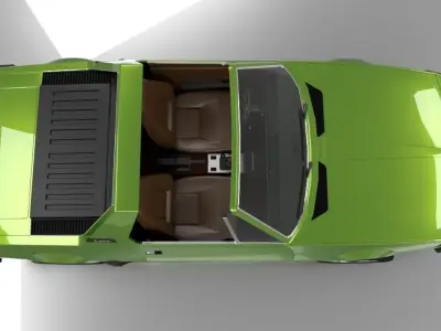 Fiat X1-9 1976 Lo-Poly 3D model