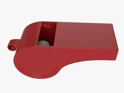 Whistle Low-poly 3D model