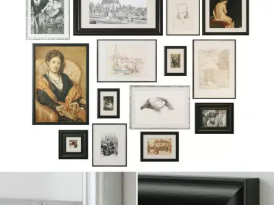 Gallery Wall 30 3D model