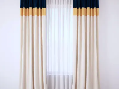 Set 109 Curtains 3D model