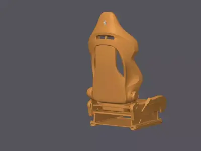 Ferrari Racing Seat  Diorama Scale Model  Printable 3D print model