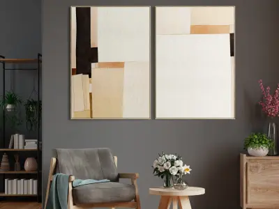 Photo Frame 80 Low-poly 3D model