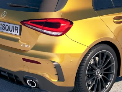 Mercedes A35 AMG 2019 3D model