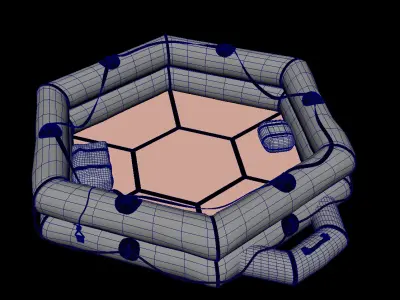 Lifecraft or Lifeboat  Optimized for Unreal Engine and Unity Low-poly 3D model