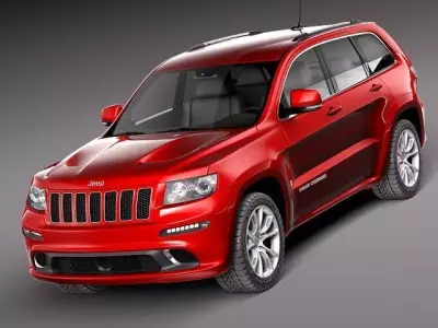 Jeep Grand Cherokee SRT8 2012 3D Model 3D model