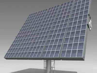 Solar Tower 3D model
