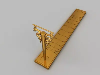 Korean Traditional Gyu Pyo Sundial Jang Young Sil Collection 3D model