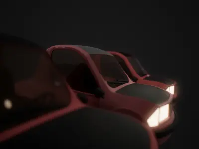 Flicksy Low-poly 3D model