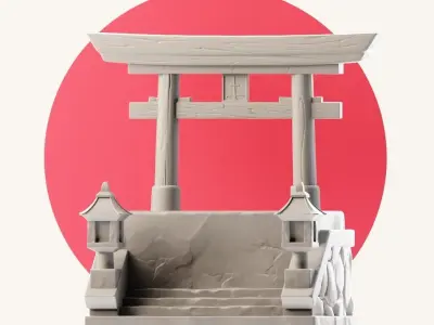 Tori Planter- plant pot 3D print model