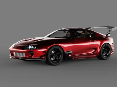 Toyota Supra MK4 Tuned 3D model by lutzrohlfing