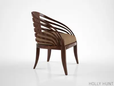 Holly Hunt Rib Chair 3D model