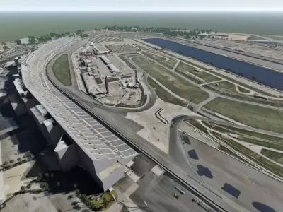 Daytona Speedway 3D model