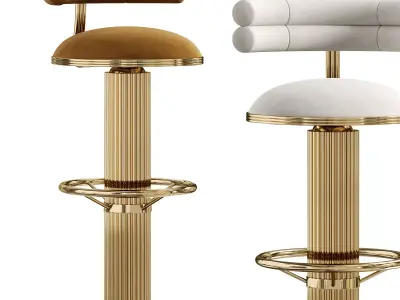 MULLIGAN I BAR CHAIR 3D model