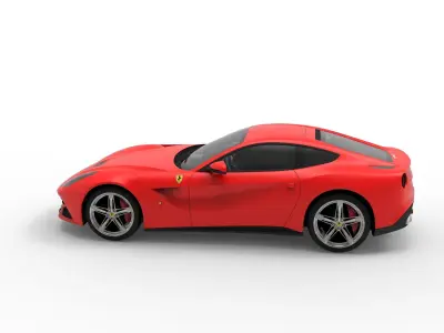 Ferrari Car 3D Model 3D model
