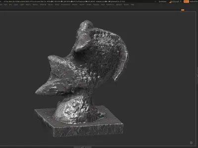 Modern Abstract Decorative sculpture 3d print model 3D print model