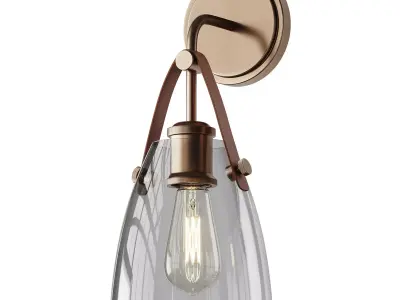 Glass and Leather 3D model