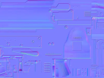 15-AK-47M-gun model 3d game ready model Low-poly 3D model Low-poly 3D model