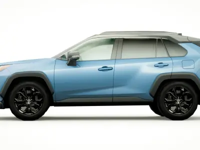 Toyota RAV4 XSE hybrid 2023 Low-poly 3D model