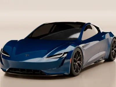 Tesla Roadster 2020 3D print model