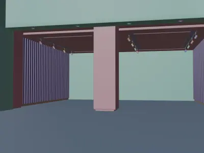 Free Garage Scene Free 3D model