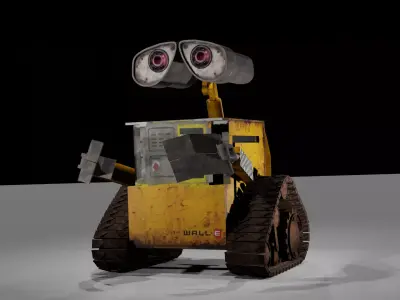 wall-e wall e robot Free 3D model