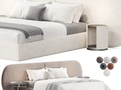 Malbina bed by Cazarina 3D model