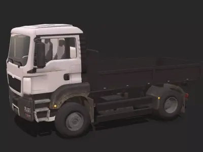 Truck  Low-poly 3D model