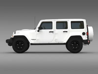 Jeep Wrangler Unlimited Rubicon X 2014 3D model