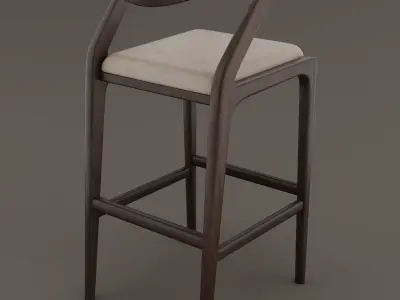 Bar and Counter Stools Collection 3D model