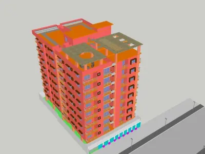 apartment lakeside 3D model