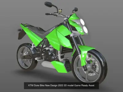 CBR Types Bikes Collections 3D Model Game Ready Asset 3D Model Pack