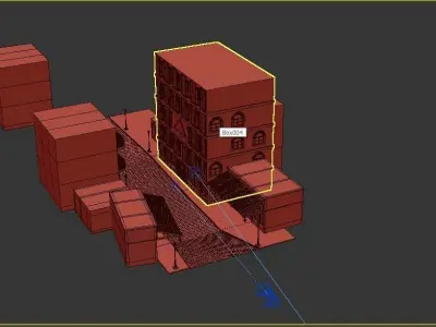 Exterior Buildings 3D model