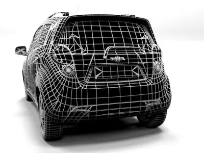 CHEVROLET SPARK Low-poly 3D model