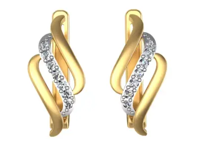 Sets of earrings and rings  6 pairs 12 models 3D print model