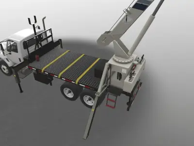  Crane International 7400 Low-poly 3D model