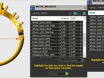 Ring with patterns 3D print model