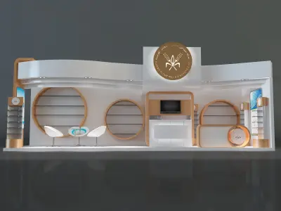Booth Exhibition Stand a325d 3D model