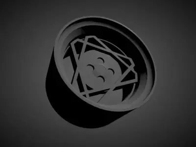 Crossline scalable and Printable rim 3D print model