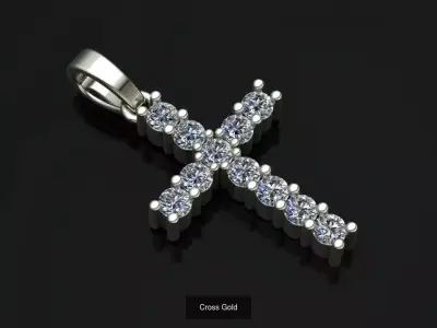 25 PCS Printable Models Jewelry Gold 3D Model Pack