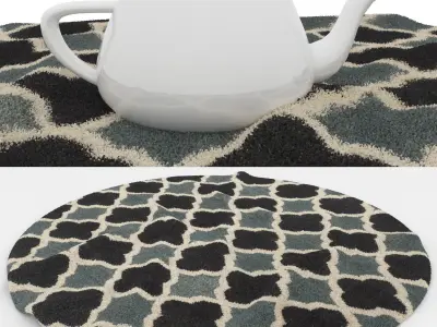 Rugs No 728 Low-poly 3D model