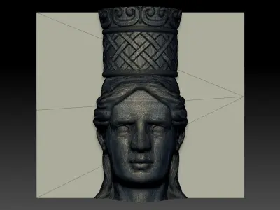 Caryatids - Sample Free 3D model